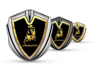 Lamborghini Abzeichen Selbstklebend Pro Stil Legierung Finish